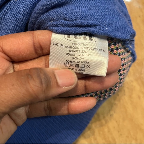 FELT Web Knit Zip Sweater Size L - Picture 8 of 16